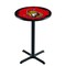 Holland Bar Stool Co 36" Blk Wrinkle Ottawa Senators Pub Table L211B3628OttSen - alternate 1